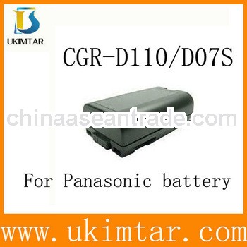 Digital Camera Battery for Panasonic CGR-D110/CGR-D07S 7.4v 2400mAh