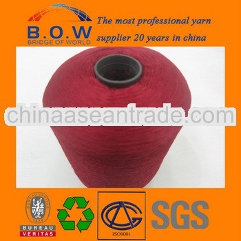 Dope dyed 100% polyester twisted yarn 150D used for sewing