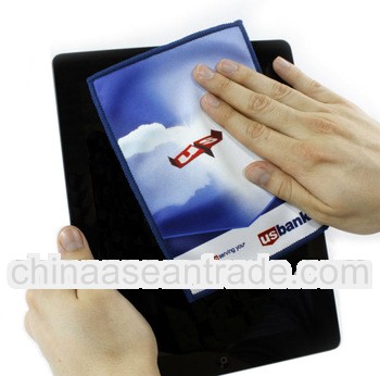 Double used microfiber cleaning cloth
