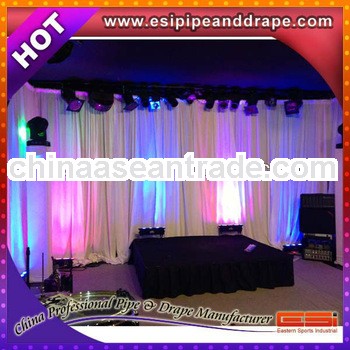 ESI Portable Cheap Pipe Drape for Trade Show Booths and Exhibition and Wedding
