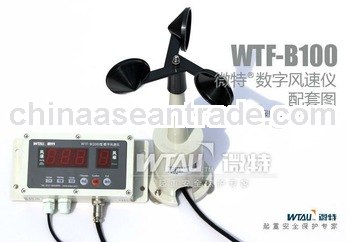 Easy installing wind meter for crane