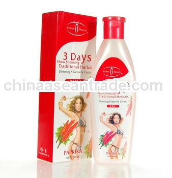 Effective cavitation cream for slimming