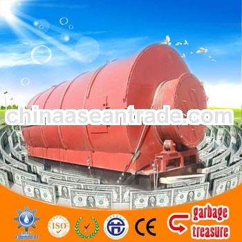 Energy saving Pyrolysis tires equipment into 50% fuel oil