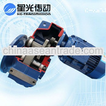 F series parallel shaft helical geared motor