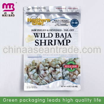Factory price fish food or pet food packaging pouch bags with zip lock