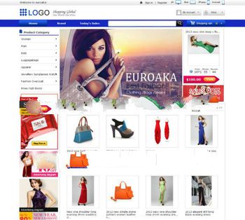 Flash banner website design, classified website