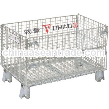 Foldable wire storage box