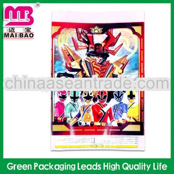 Food grade plastic flat snack packaging bag for meat dried fruit