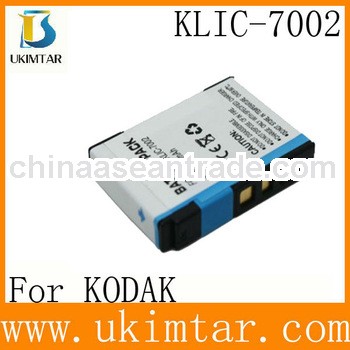 For Kodak 3.7v 700mAh KLIC-7002 Digitl Camera Battery with low price