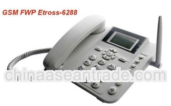 GSM Fixed Wireless Home Phone Etross-6288, quadband(850/900/1800/1900mhz),back-up battery HOT!!!