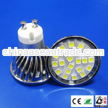 GU10 21SMD LED spotlight 3W Die-casting wind shape