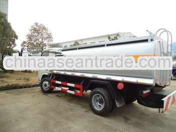 Gasoline refueling tanker truck