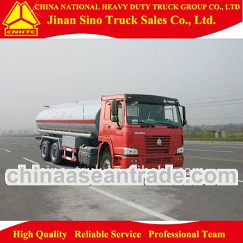HOWO 6*4 fuel tanker truck dimensions