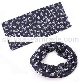 Halloween Costume Scarf Skull Scarf