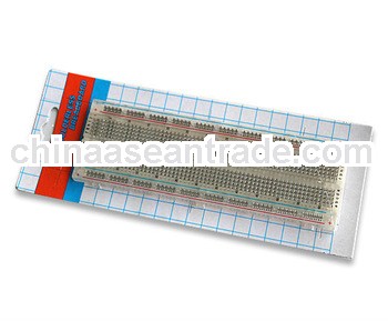 High Quality Standard Solderless Breadboard 830 Contacts, DIY, RoHS Compliance