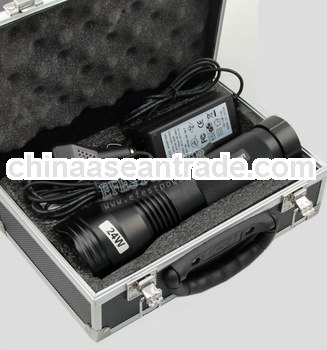 High quality PALIGHT BG-002 24w 2000Lumens High Power Rechargeable HID Flashlight