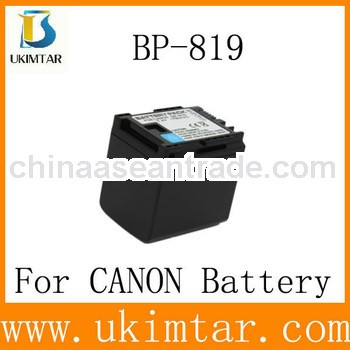 High quality battery for digital camera for canon BP-819 factory supply