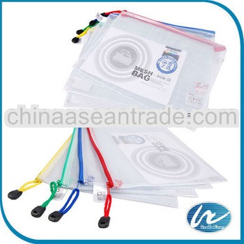 Hot sale Zipper document bag, Customized Designs/Logo Printings are Accepted