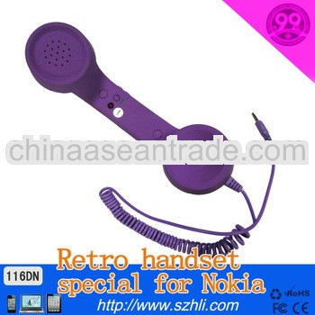Hot style retro pop mobile phone handset for Nokia only,various of colors to select