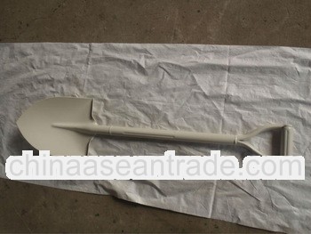 Japan style creamy white powder coated steel garden spades