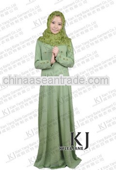 KJ-AM 2013-020 new designs COTTON JERSEY promotional abaya