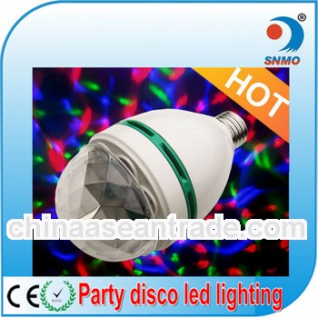 LED bombillas magic crystal e27 b22 RGB color changing led light bulb