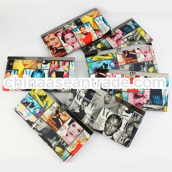 Ladies Magazine Printing Holder Purse in stock