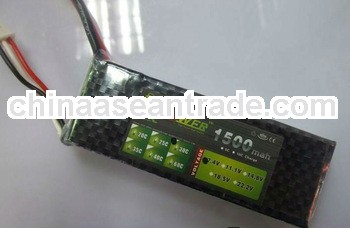 Lion 7.4V 1500MAH 30C lipo battery pack