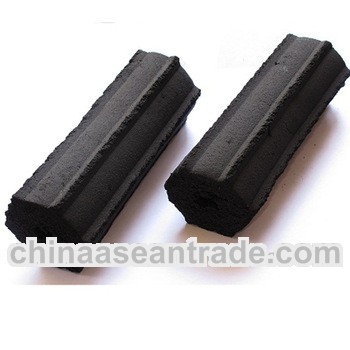 Longer burn time hexagonal barbecue charcoal