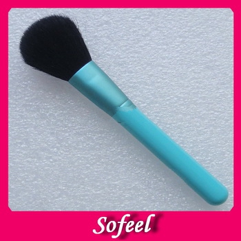 Makeup goat hair green handle best face powder brush