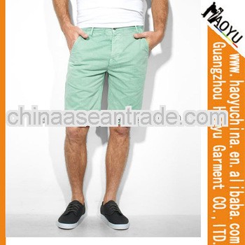 Men's dark capri pants on sale high quality capri pants coloured jeans mens short pants (HYMS91)