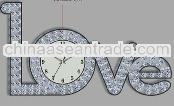 Metal decorative wall clock