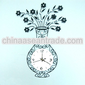 Metal wall clock movement