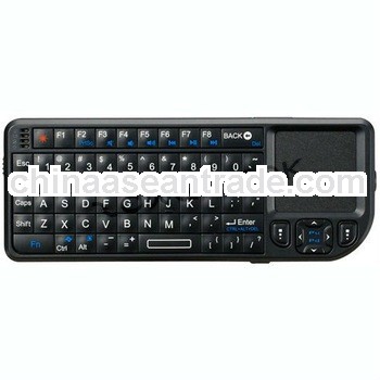 Mini LED Backlit Wireless Keyboard with Touchpad & Laser Pen for Smart TV / Google TV / WEB TV /