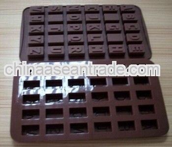Newest Design!!!2013 Fashion Letter Shape Silicone Ice Cube Tray