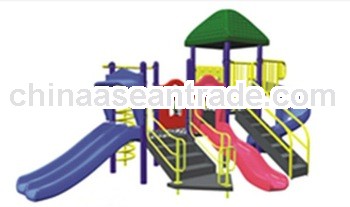 Outdoor plastic kids playground slide (KYM--1701)