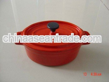Oval Cast Iron Mini Casserole Dish