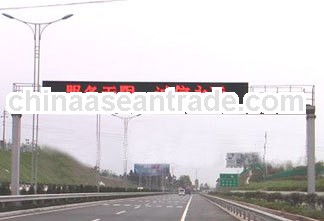 P10 LED message display outdoor/semi-outdoor/indoor bar-screen export 