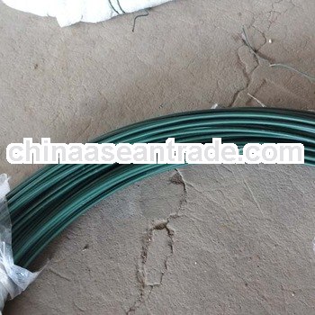 PVC coated iron wire/Plastic coated iron chain link fence wire