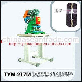 Pin Setter Zipper Machine Metal for Two Way Zipper