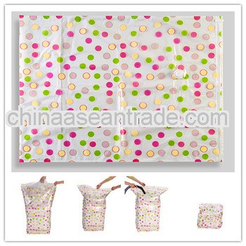 Plastic Vacuum Seal Cube Shape Storage Bag for Home Organizer
