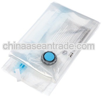 Plastic Vacuum Sealed Reusable Bag for Storing Clothing