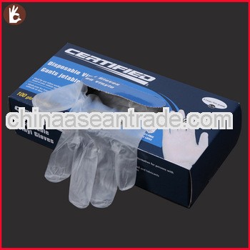 Powdered&powder free disposable vinyl gloves/sex sex