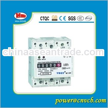 RAIL KWH METER,Din rail watt-hour meter,single phase modular energy meter