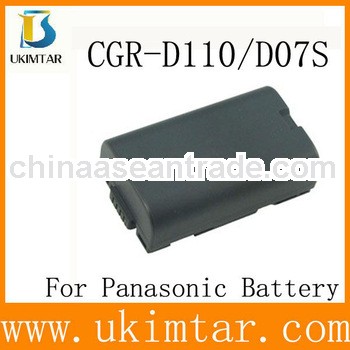Rachargeable 7.4v Digital Camera Battery for Panasonic CGR-D110/CGR-D07S 7.4v 2400mAh