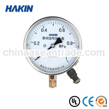 Resistance remote-transferring pressure gauge