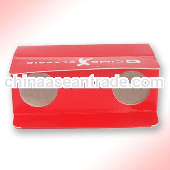 Rigid beautiful folding cardboard binocular carton
