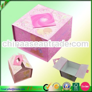 Rigid door open hinge box