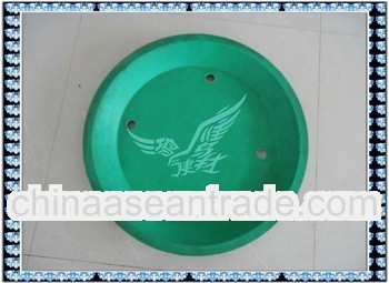 Round grass manhole cover