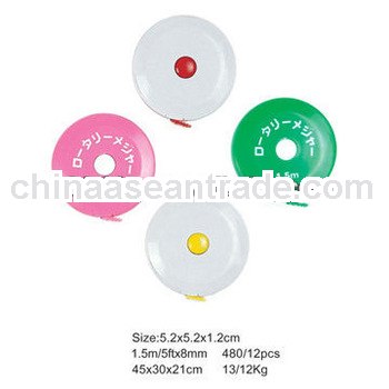 Round shape measuring tape
